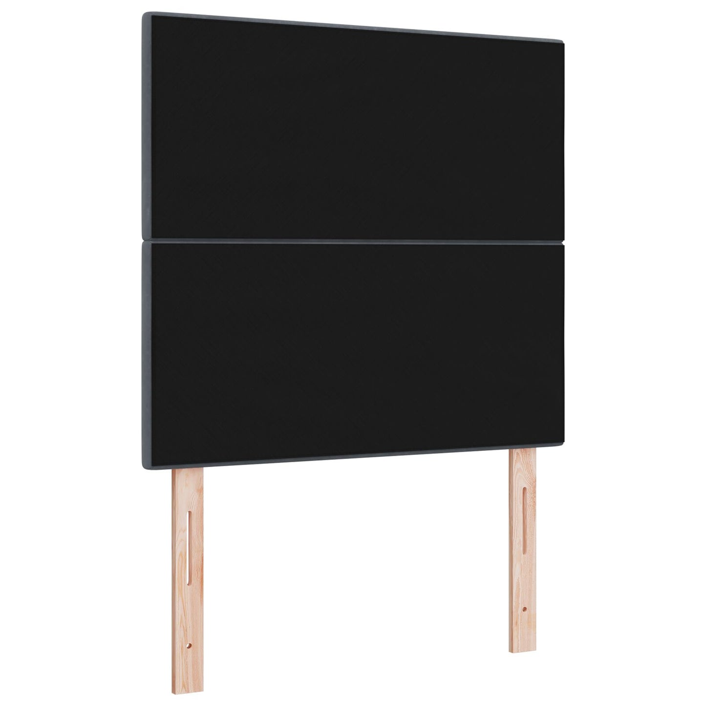 Testata LED vidaXL Grigia Scura 100 cm Velluto