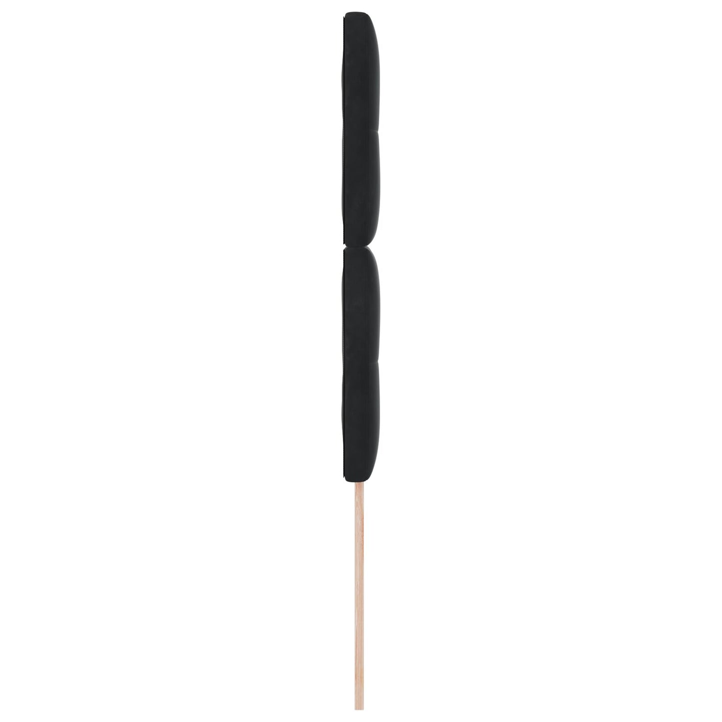 Testiera vidaXL con bottoni trapuntati nera 80 cm in velluto