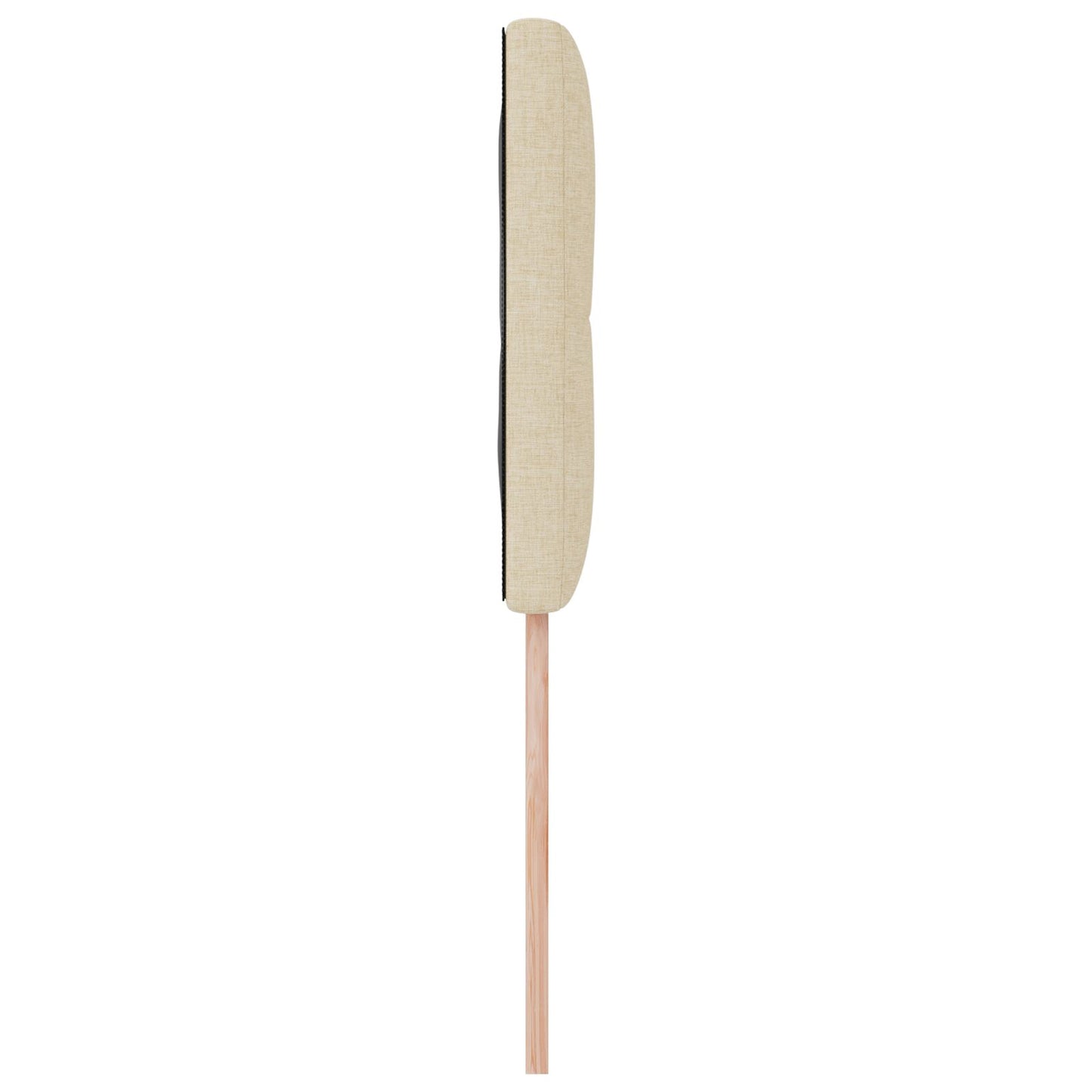 Testata LED vidaXL con bottoni imbottiti Crema 80 cm Tessuto