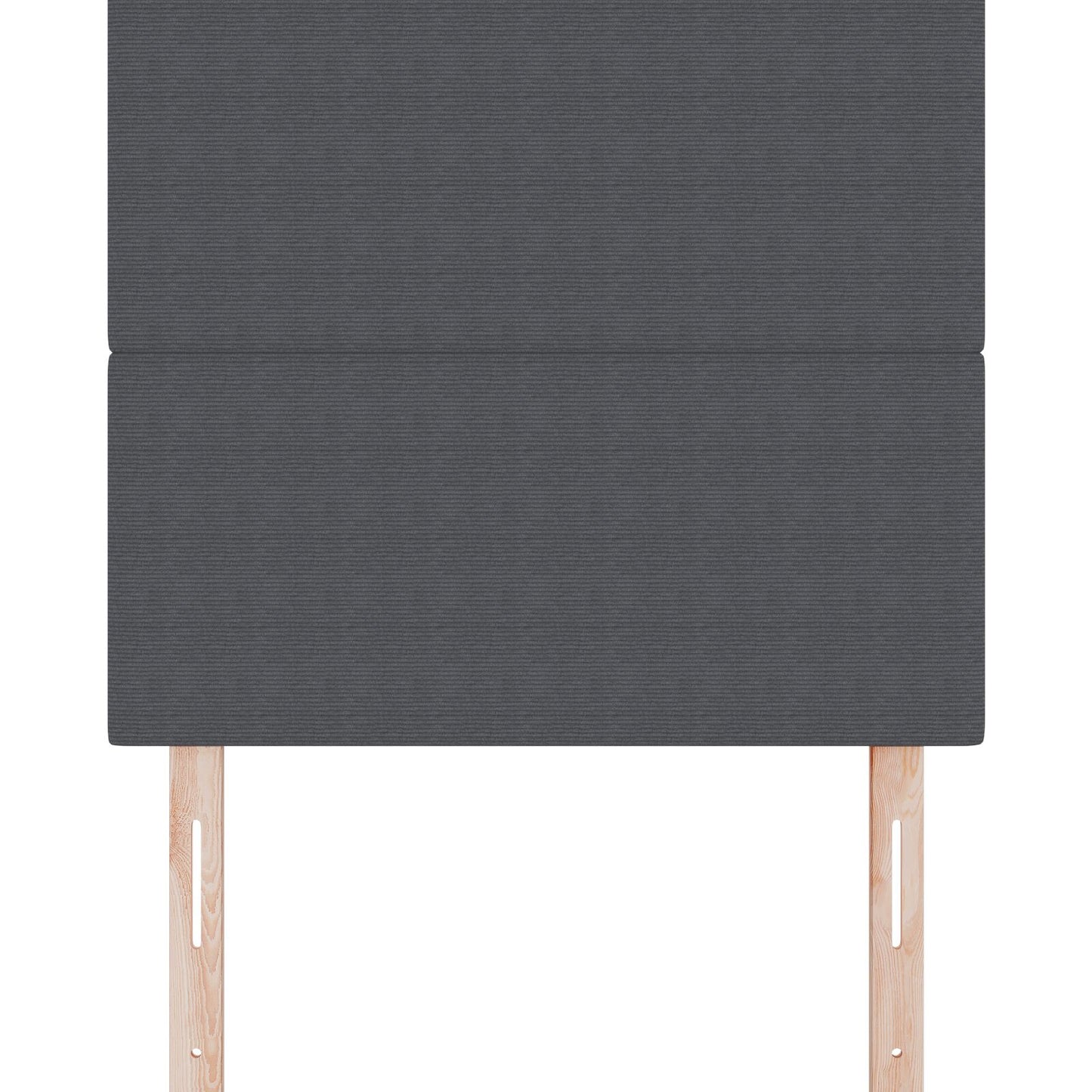 Testiera vidaXL Design Semplice Grigio Scuro 100 cm Tessuto Corduroy