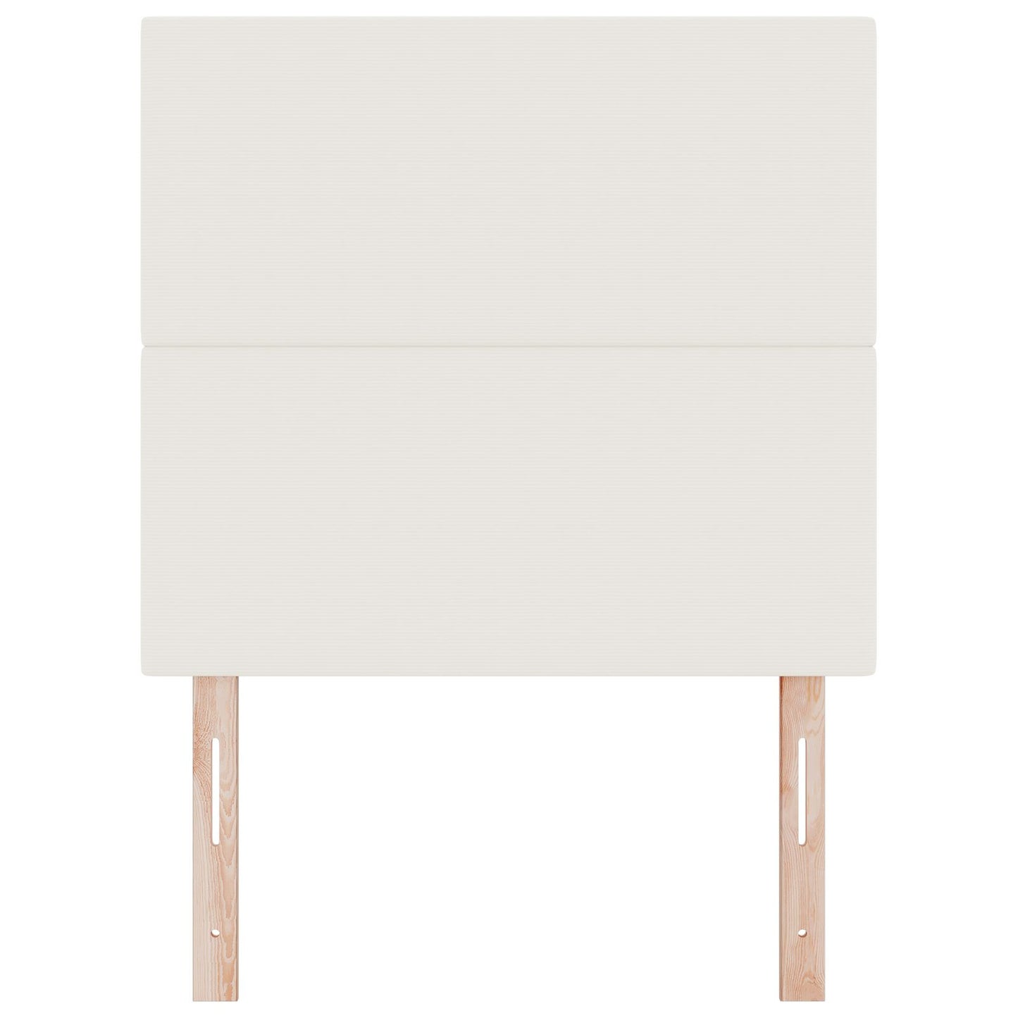 Testiera vidaXL Design Piatto Crema 90 cm Tessuto in Corduroy