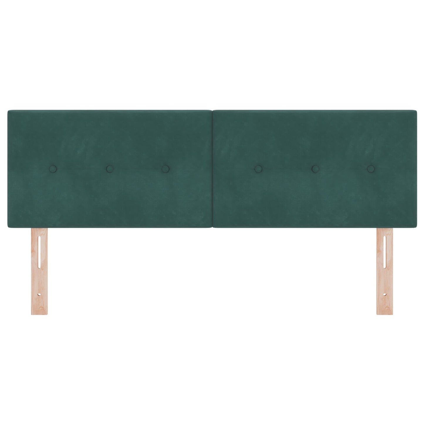 Testata LED vidaXL Panna Verde Scuro 80 cm Velluto