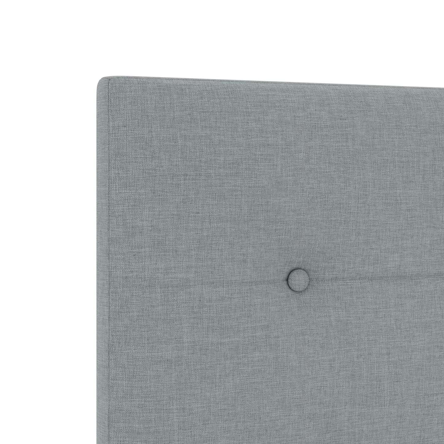 Testiera vidaXL Button Tufted Grigio chiaro 160 cm Tessuto