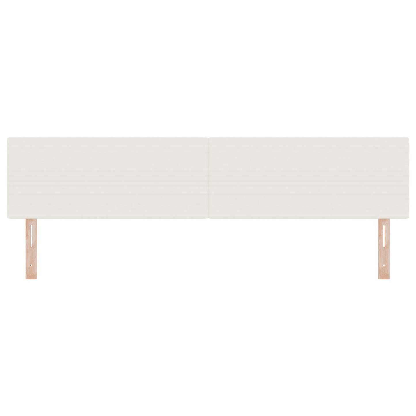 Testata LED Design Semplice VidaXL Crema 100 cm in Tessuto Corduroy