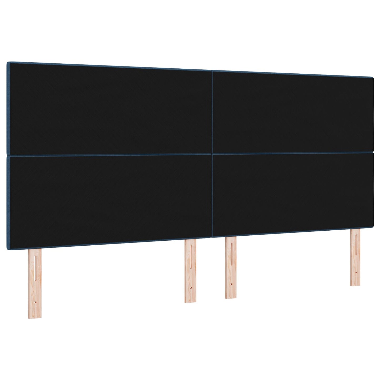 Testata LED vidaXL Blu 100 cm Tessuto