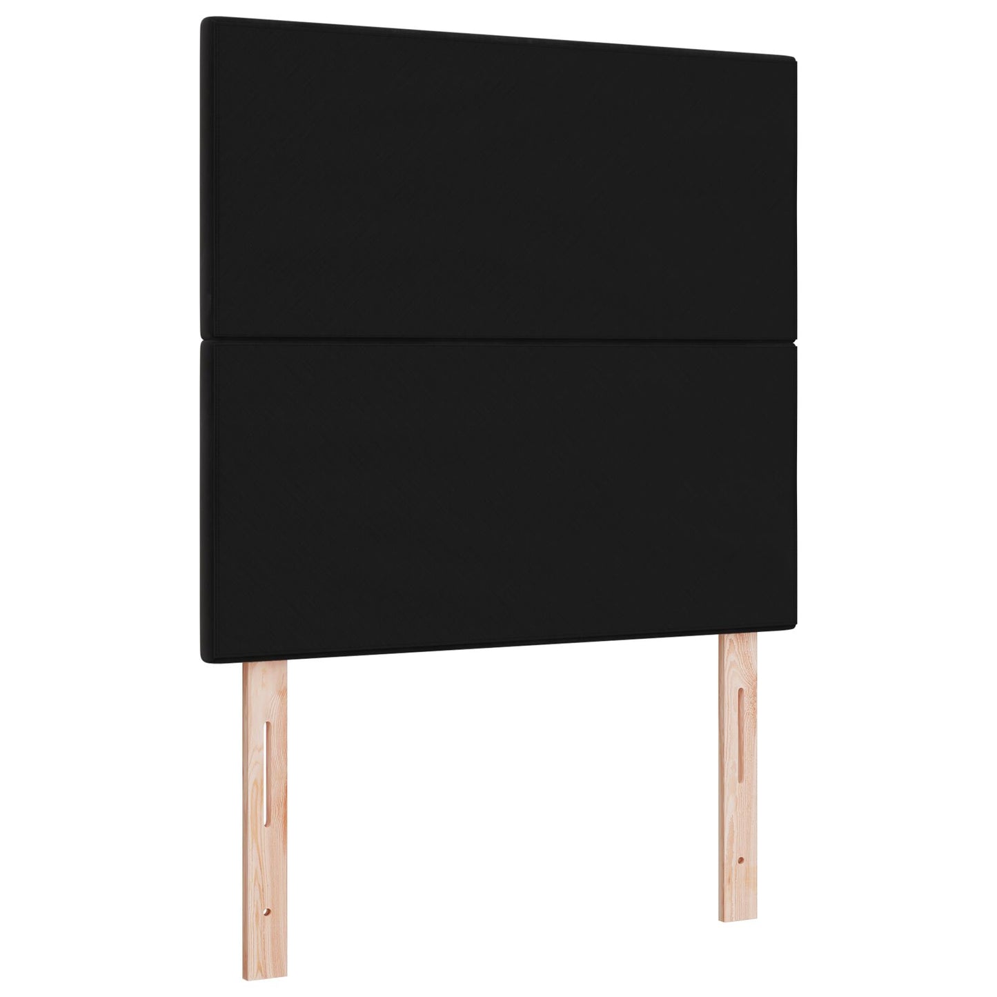 Testiera vidaXL con bottoni trapuntati nera 80 cm in velluto