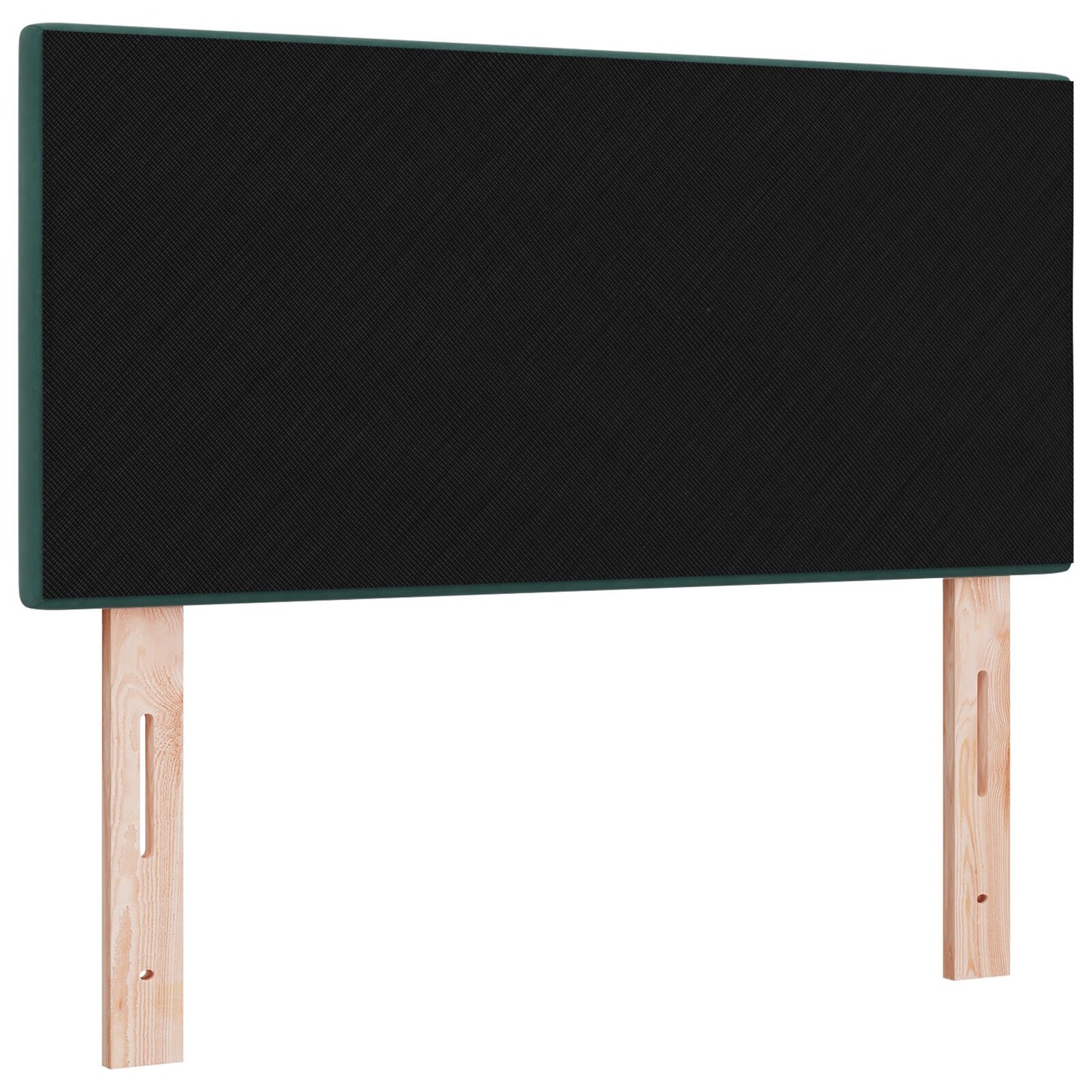 Testata LED vidaXL con bottoni imbottiti Verde Scuro 90 cm Velluto