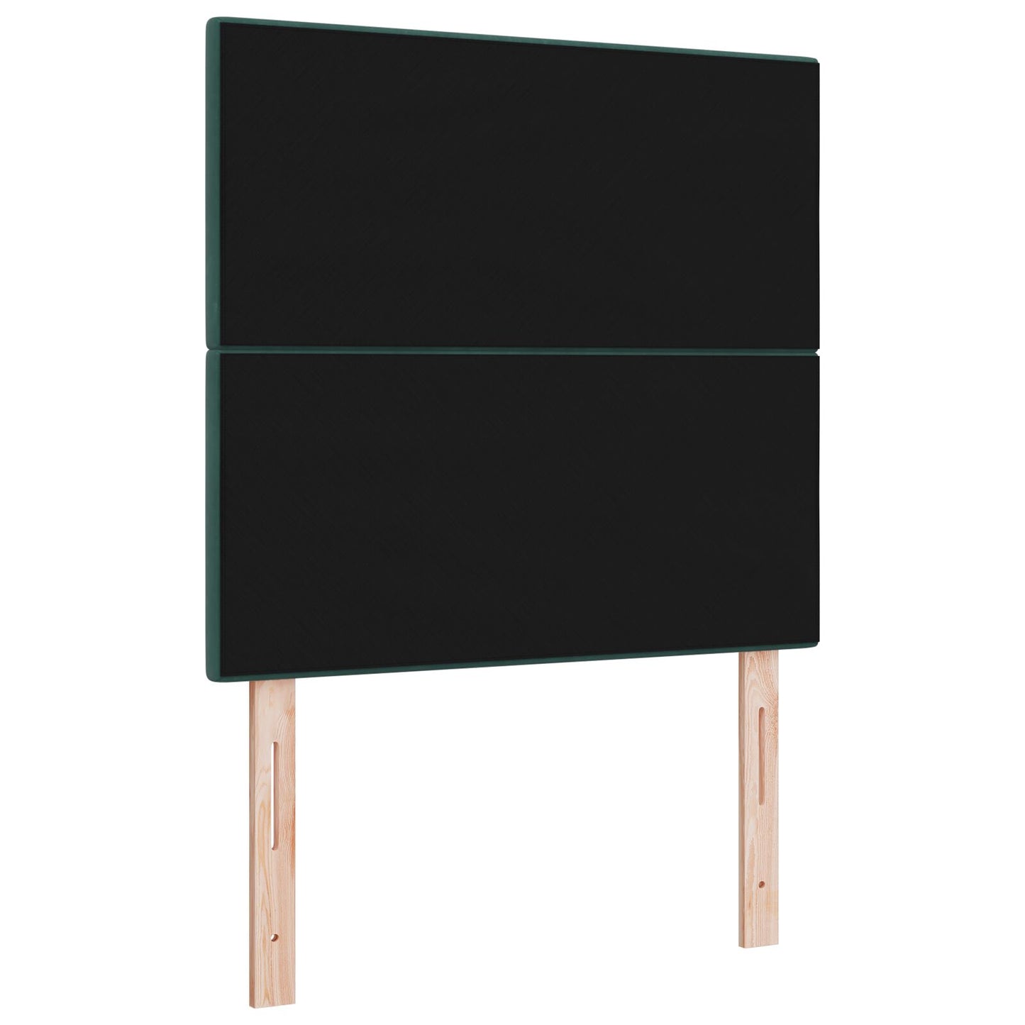 Testiera vidaXL con bottoni trapuntati Verde Scuro 90 cm in Velluto