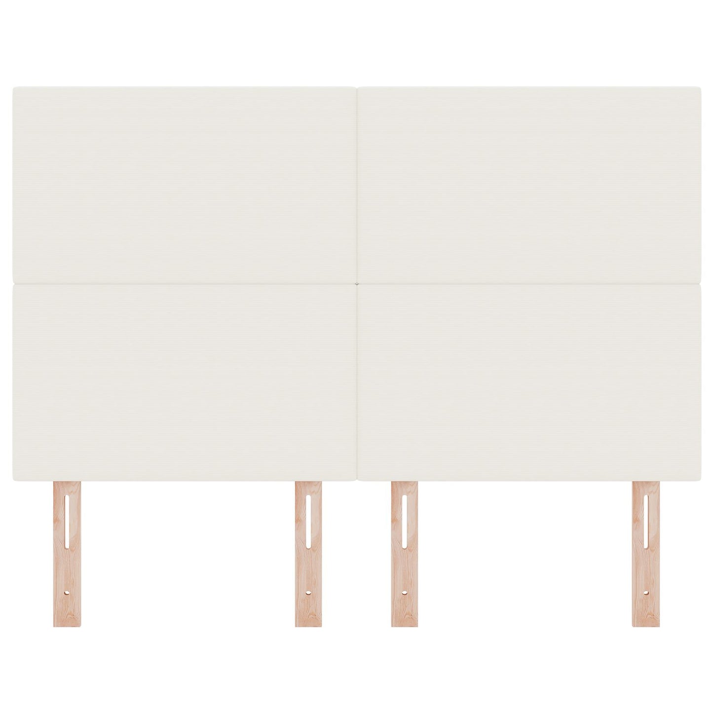 Testata LED vidaXL in Crema da 80 cm in Tessuto Corduroy
