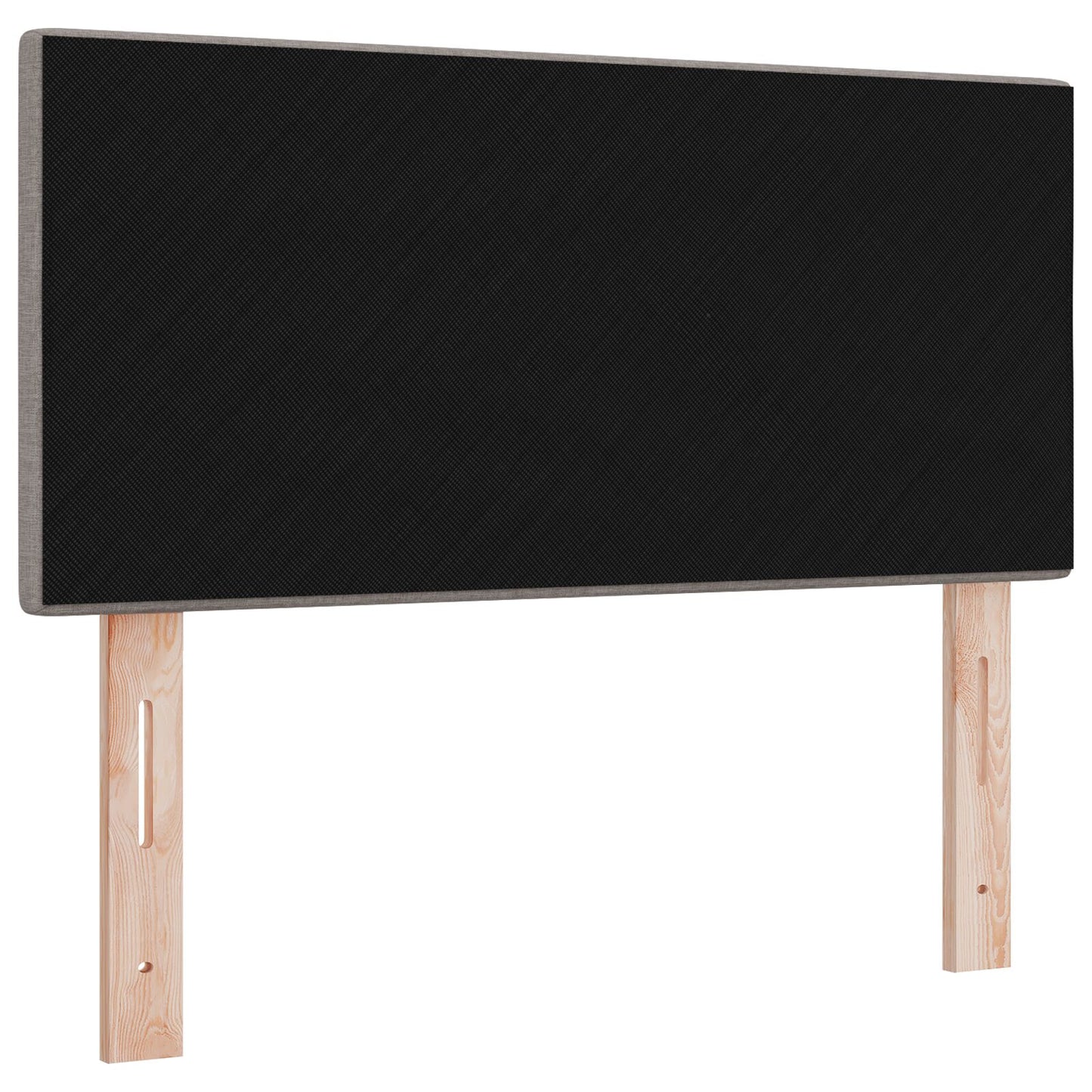 Testiera LED vidaXL con bottoni in tessuto taupe 90 cm