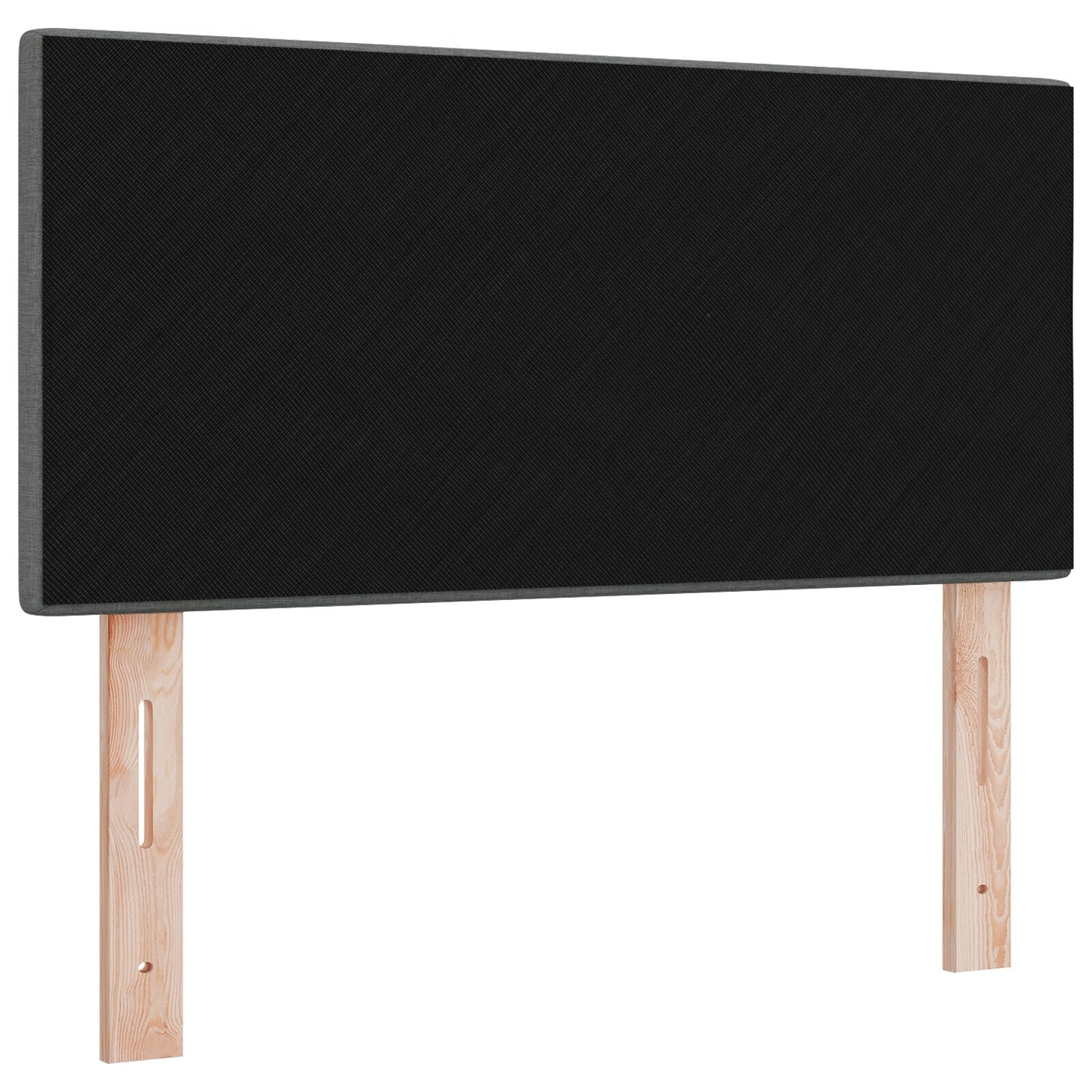 Testata LED vidaXL Con bottoni Grigia Scura 100 cm Tessuto