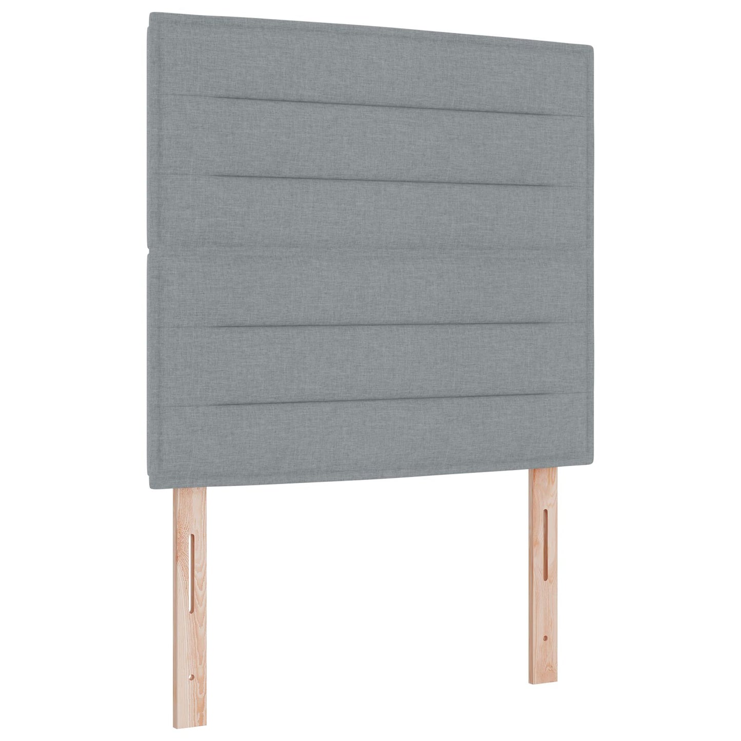 Testiera vidaXL Grigio chiaro Tessuto 90 cm Rivestimenti decorativi