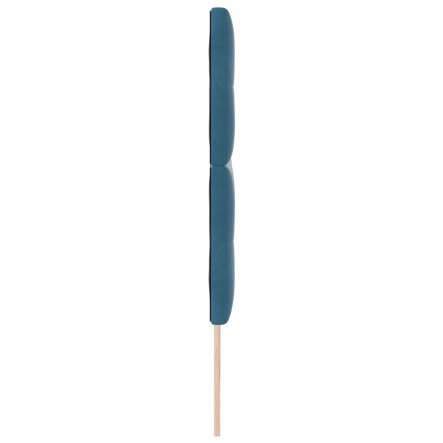 testiera vidaXL imbottita blu scuro 200 cm in velluto