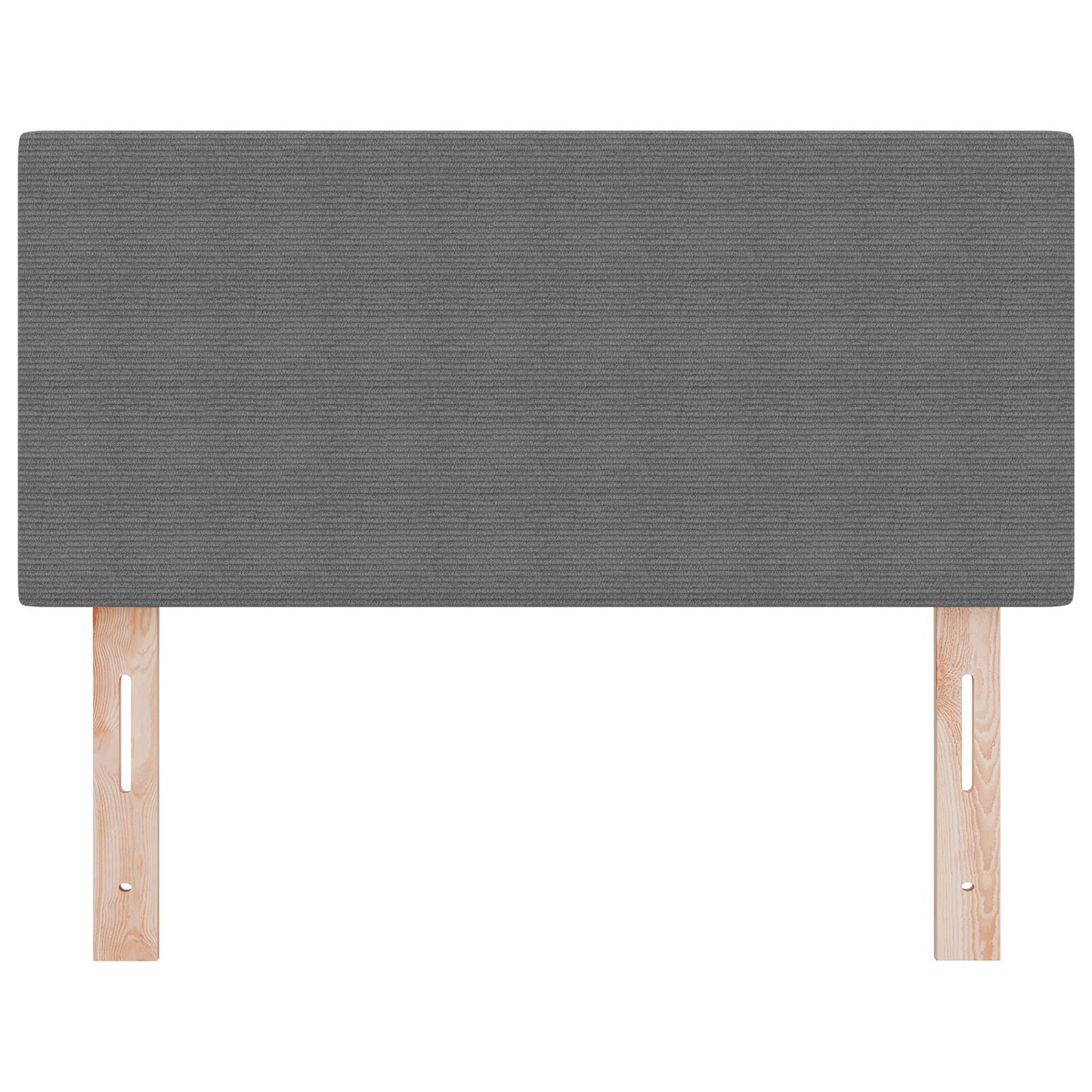 Testiera LED vidaXL Design Semplice Grigio Chiaro 80 cm Tessuto Corduroy