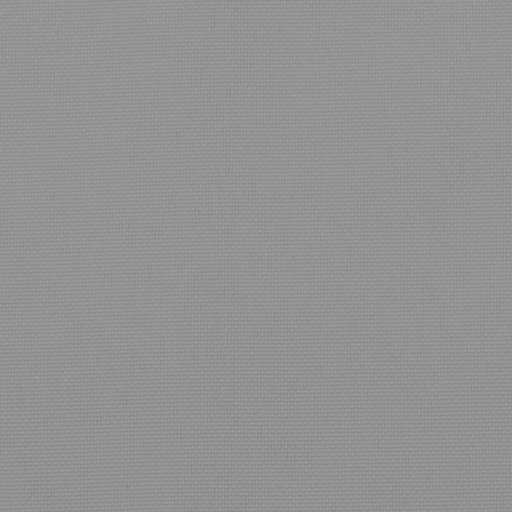 Cuscino per Panca Grigio 180x50x3 cm in Tessuto Oxford - homemem39