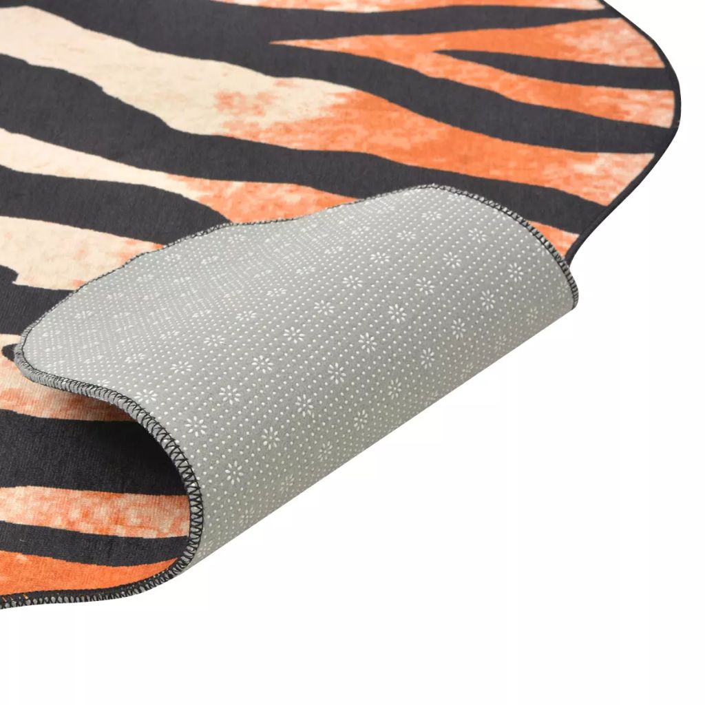 Tappeto Sagomato 150x220 cm Stampa a Tigre - homemem39