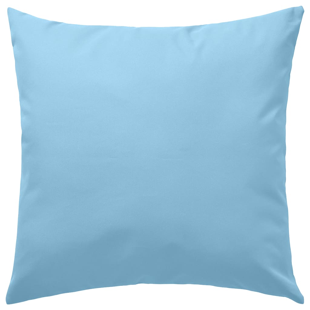 Cuscini da Esterno 4 pz 45x45 cm Celesti - homemem39