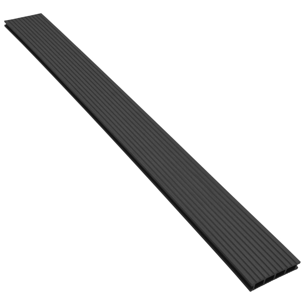 Pavimento per Esterni in WPC con Accessori 10 m² 2,2m Antracite - homemem39
