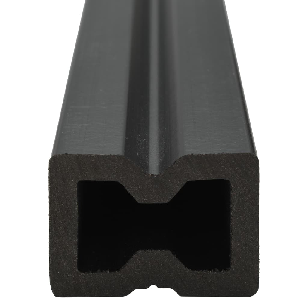 Pavimento per Esterni in WPC con Accessori 10 m² 2,2m Antracite - homemem39