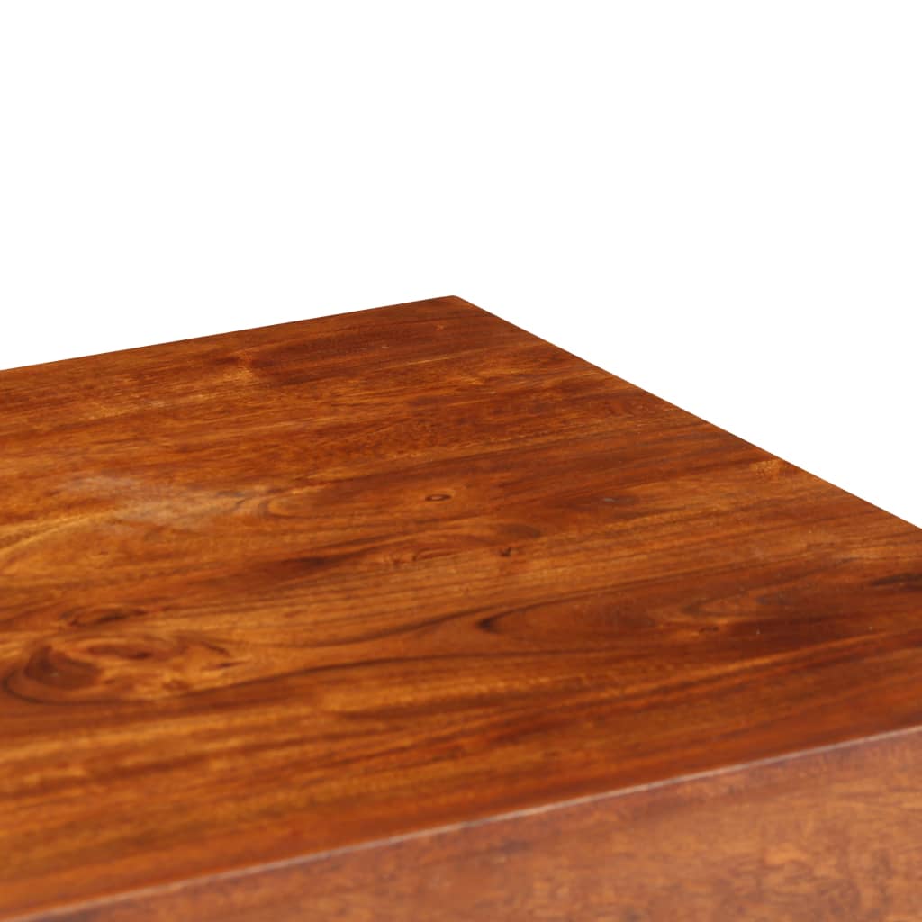 Libreria in Legno Acacia con Finitura Miele 60x30x160 cm - homemem39