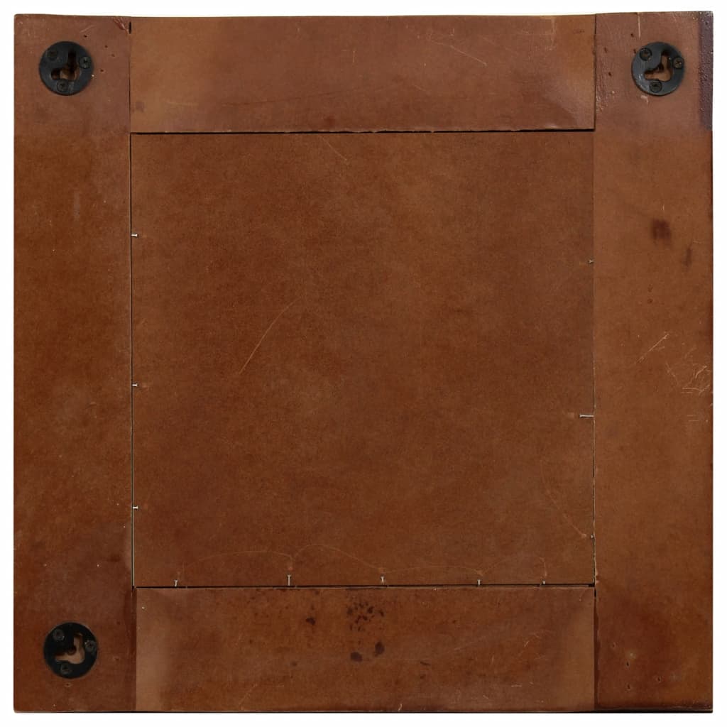 Specchio in Legno Massello di Recupero 50x50 cm - homemem39