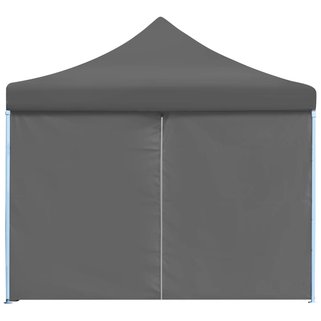 Tenda Pieghevole Pop-Up con 8 Pareti Laterali 3x9 m Antracite - homemem39
