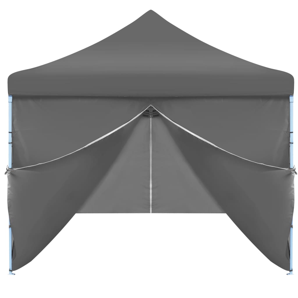 Tenda Pieghevole Pop-Up con 8 Pareti Laterali 3x9 m Antracite - homemem39