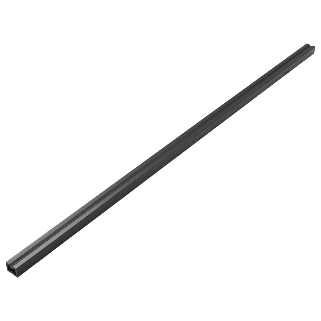 Pavimento Esterni in WPC Cavo Accessori 10m² 2,2m Marrone Scuro - homemem39