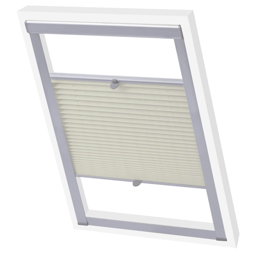 Tenda plissettata oscurante crema U08/808 - homemem39