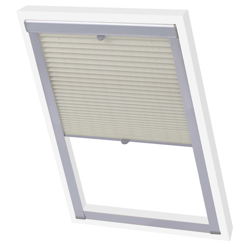 Tenda plissettata oscurante crema U08/808 - homemem39