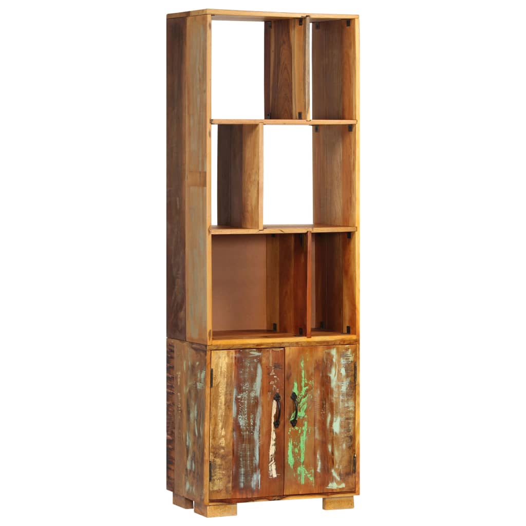Libreria 60x35x180 cm in Legno Massello di Recupero - homemem39