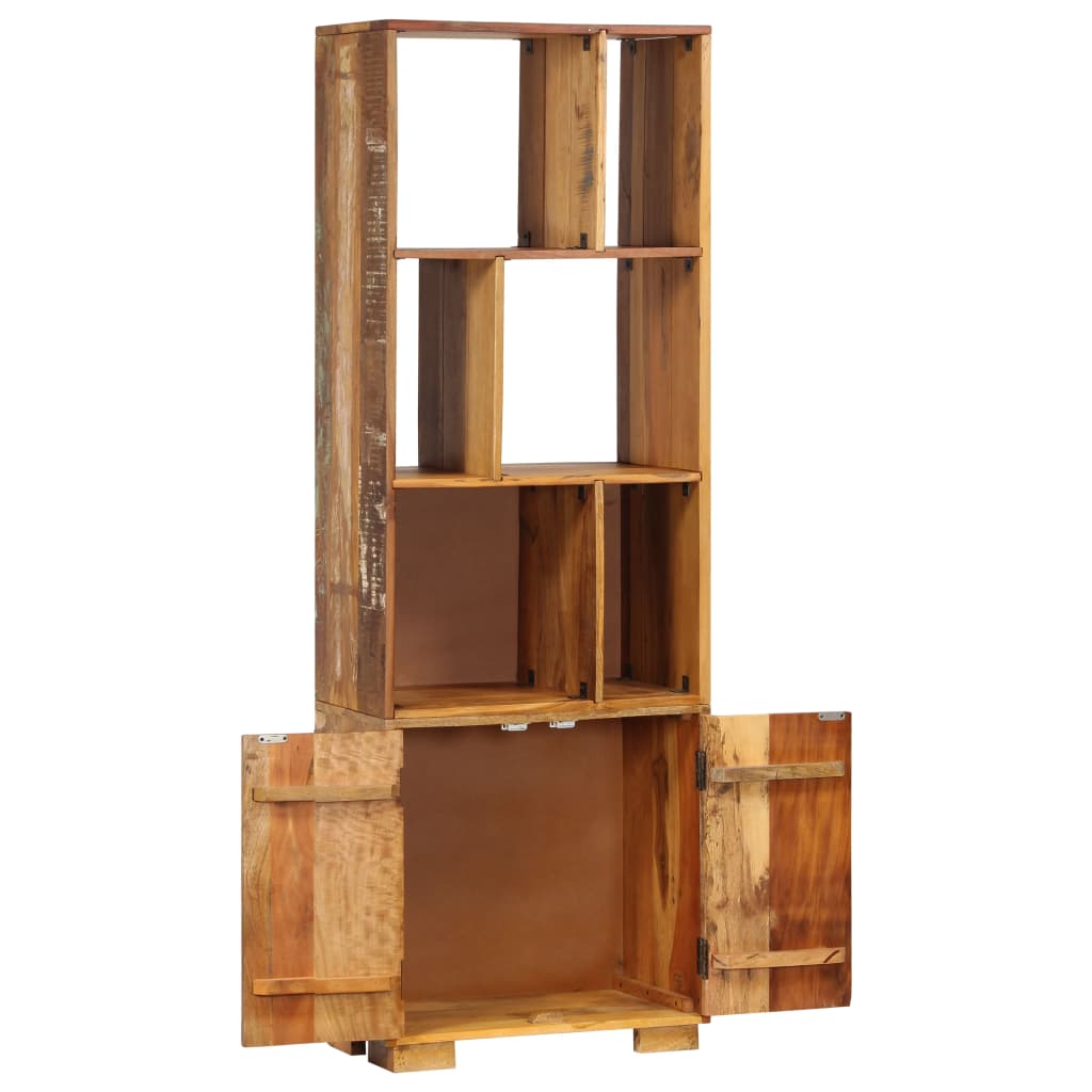 Libreria 60x35x180 cm in Legno Massello di Recupero - homemem39