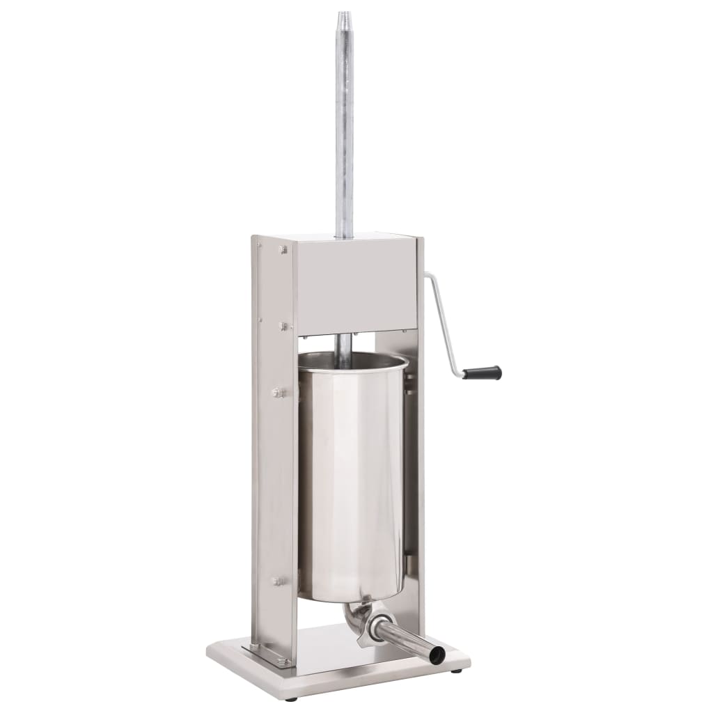 Insaccatrice Manuale Argento 15 L in Acciaio Inossidabile - homemem39