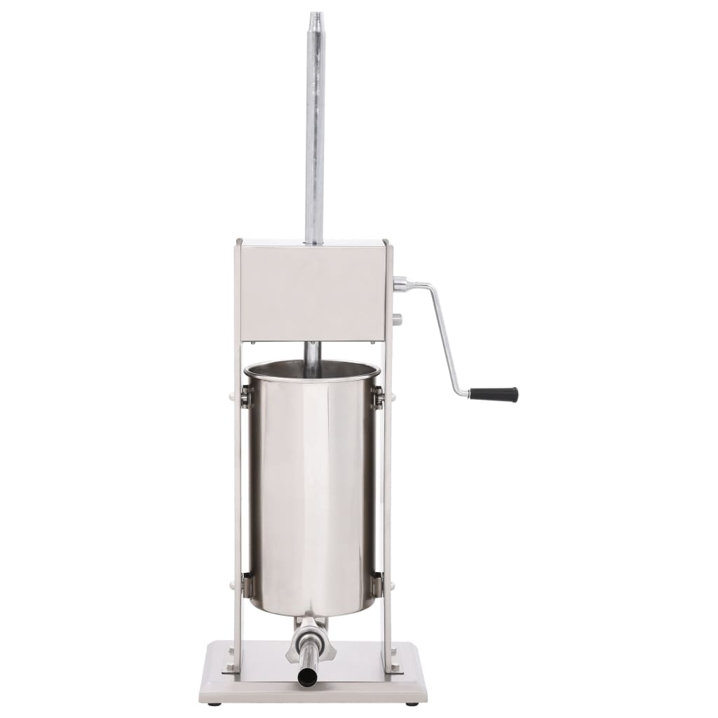 Insaccatrice Manuale Argento 15 L in Acciaio Inossidabile - homemem39