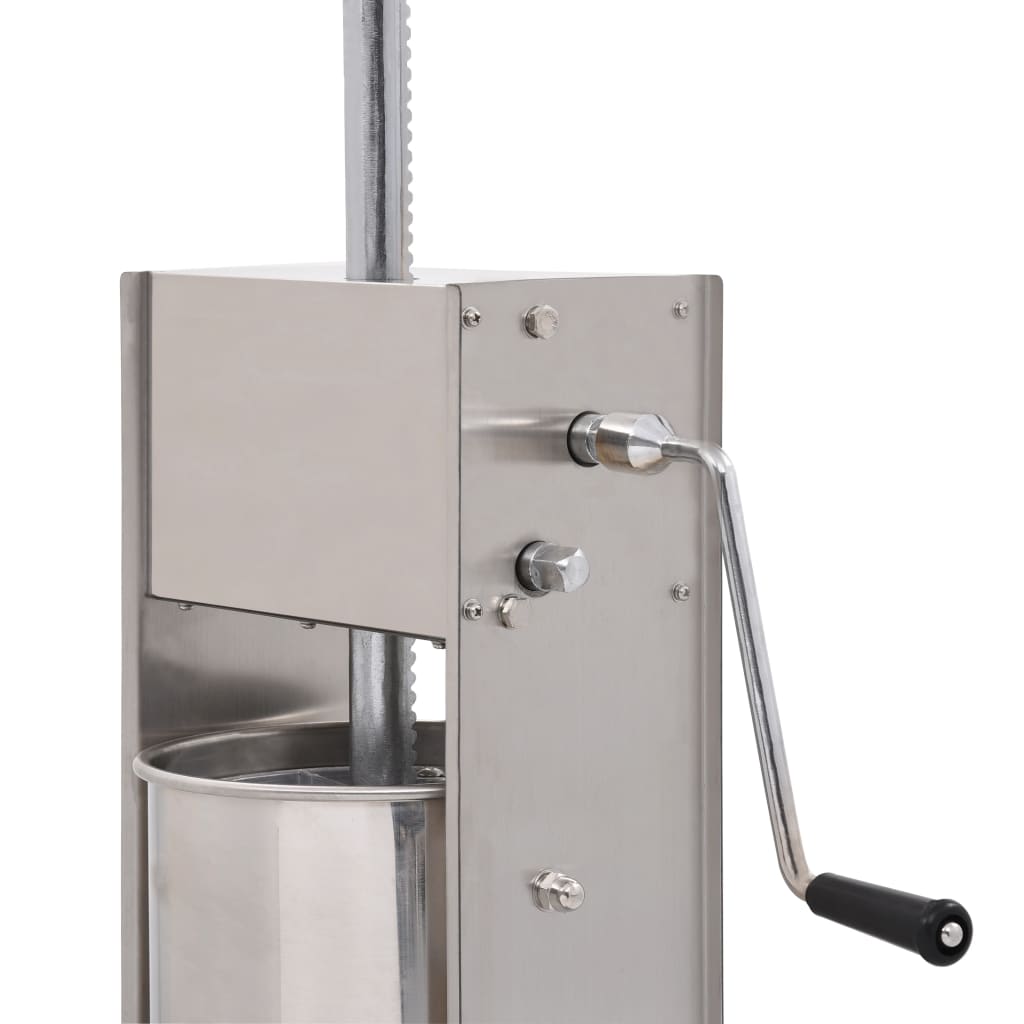 Insaccatrice Manuale Argento 15 L in Acciaio Inossidabile - homemem39