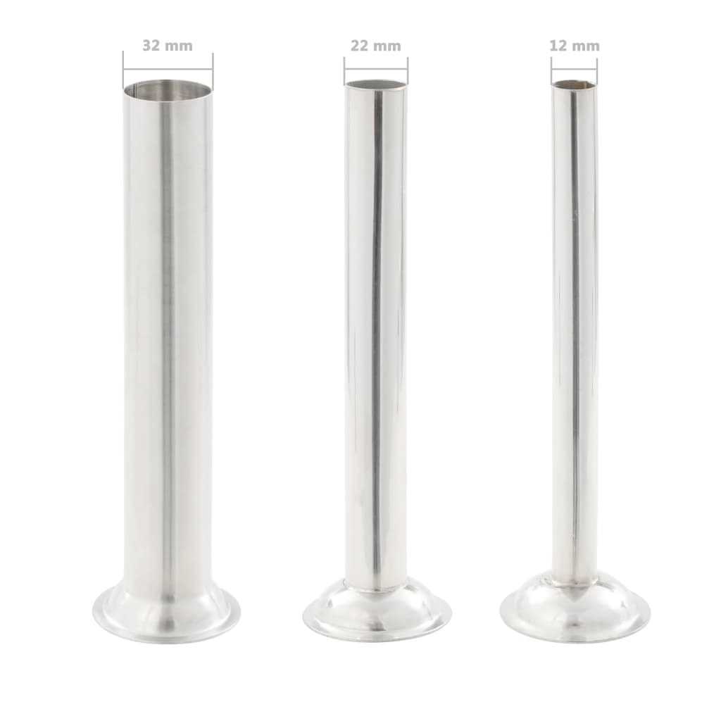 Insaccatrice Manuale Argento 15 L in Acciaio Inossidabile - homemem39