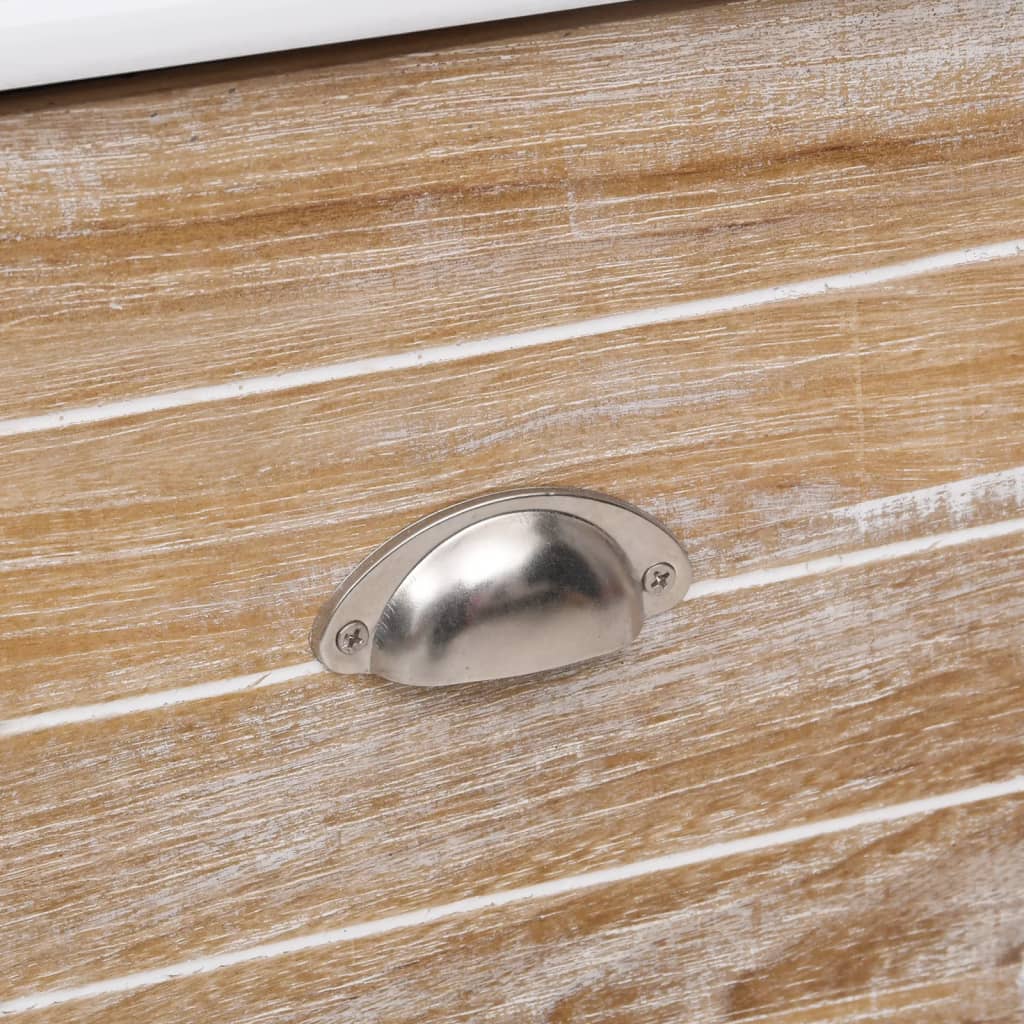Panca da Ingresso 70x35x45 cm in Legno di Paulownia - homemem39