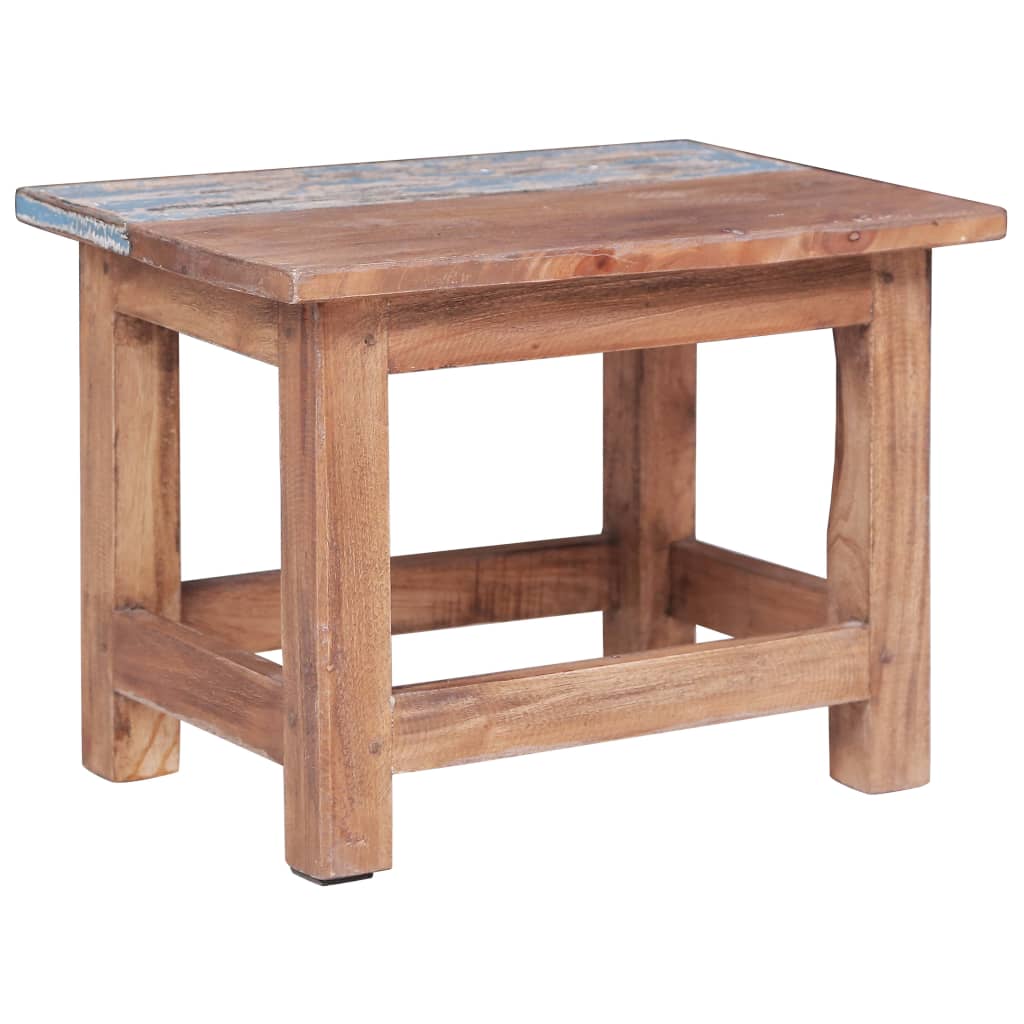 Tavolini Impilabili 2 pz in Legno Massello di Recupero - homemem39