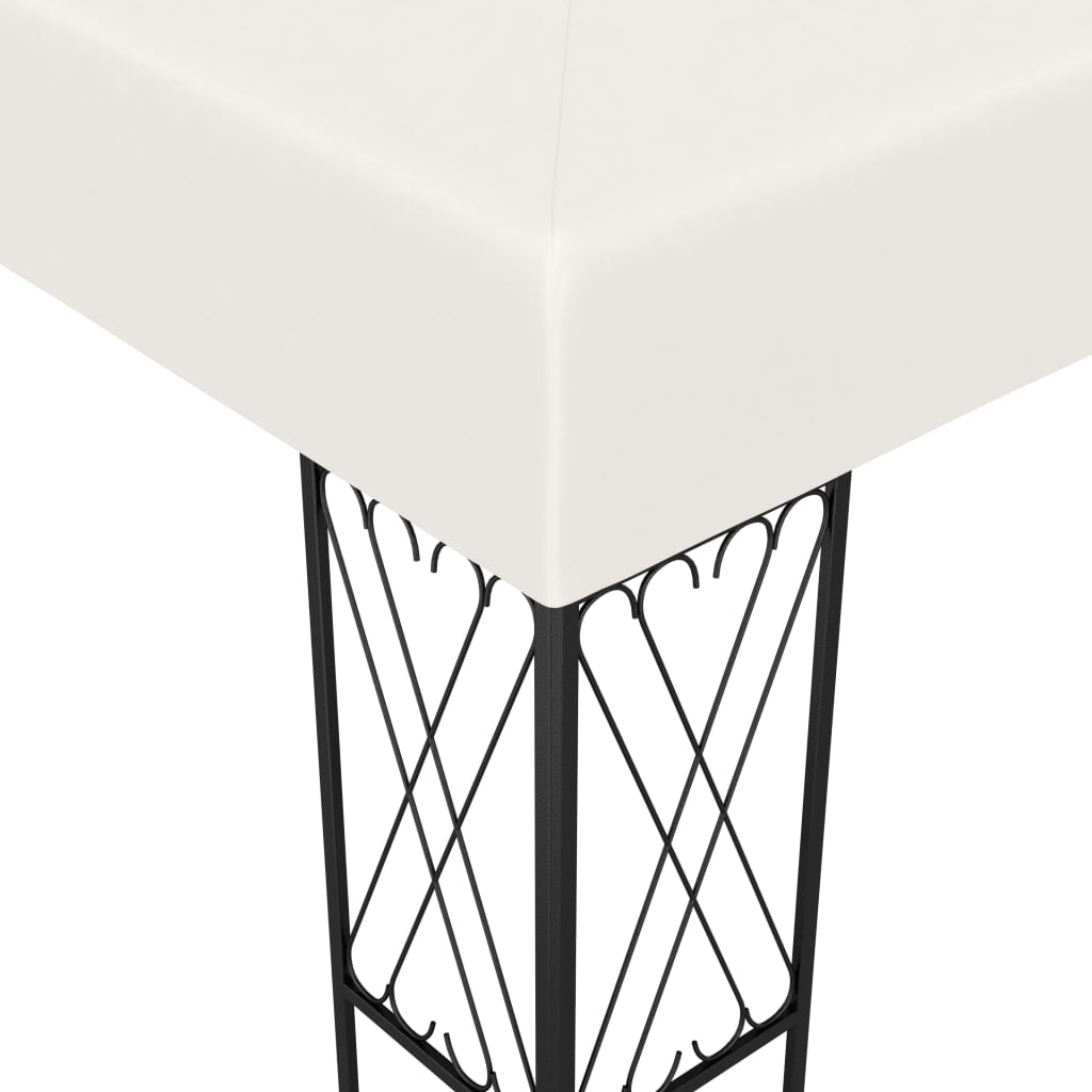Gazebo 3x3 m Crema in Tessuto - homemem39