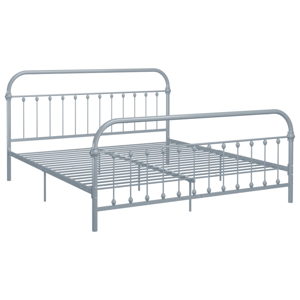 Giroletto Grigio in Metallo 180x200 cm - homemem39