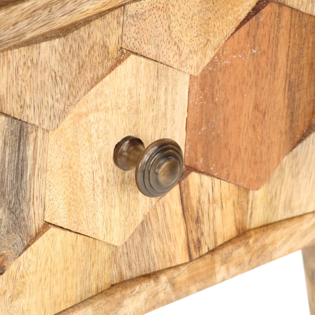 Mobile Porta TV 90x30x50 cm in Legno Massello di Mango - homemem39