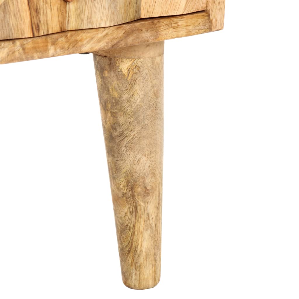 Mobile Porta TV 90x30x50 cm in Legno Massello di Mango - homemem39