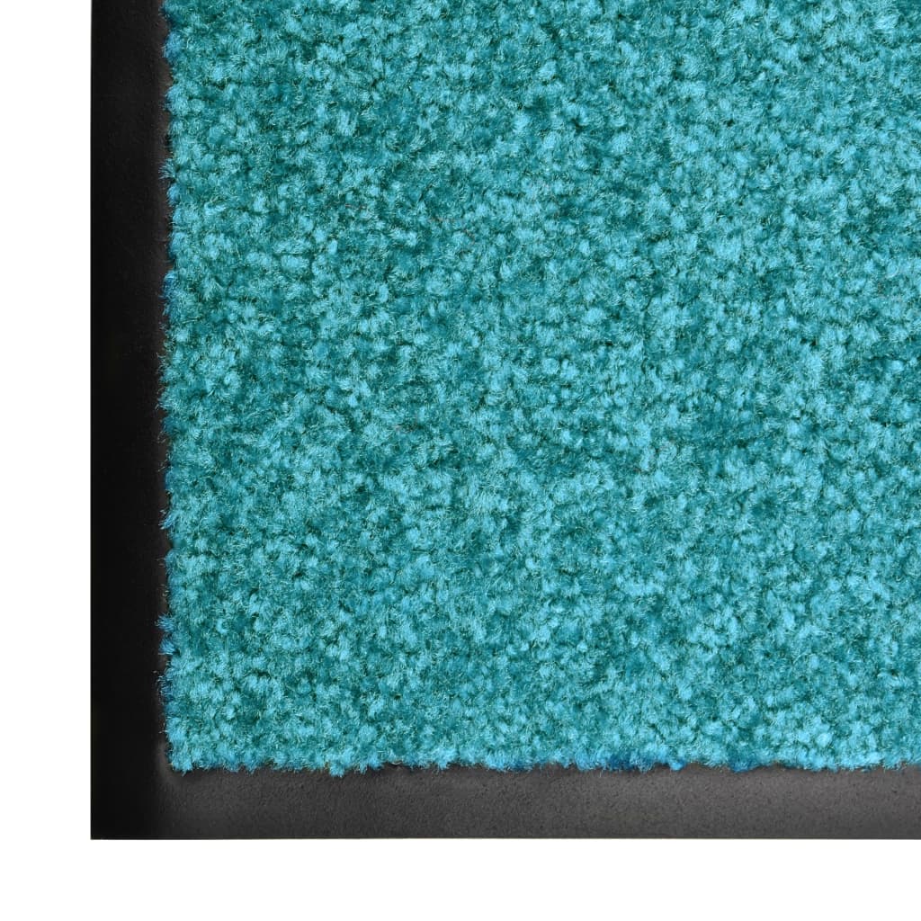 Zerbino Lavabile Ciano 90x150 cm - homemem39