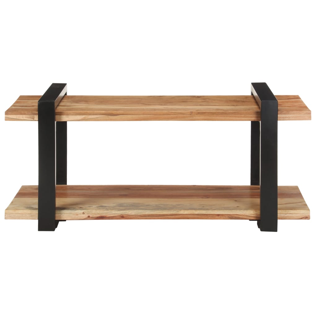 Mobile Porta TV 90x40x40 cm in Legno Massello di Acacia - homemem39