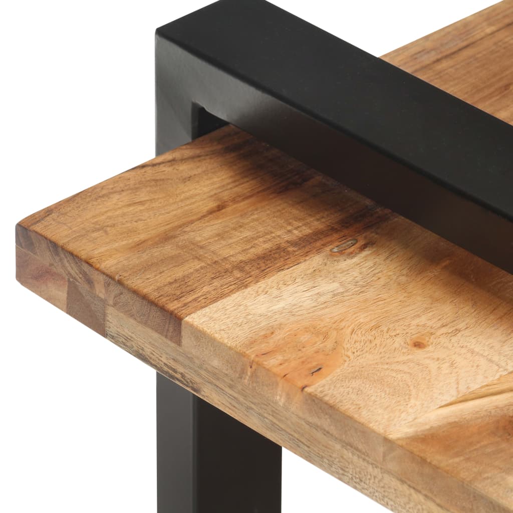Mobile Porta TV 90x40x40 cm in Legno Massello di Acacia - homemem39