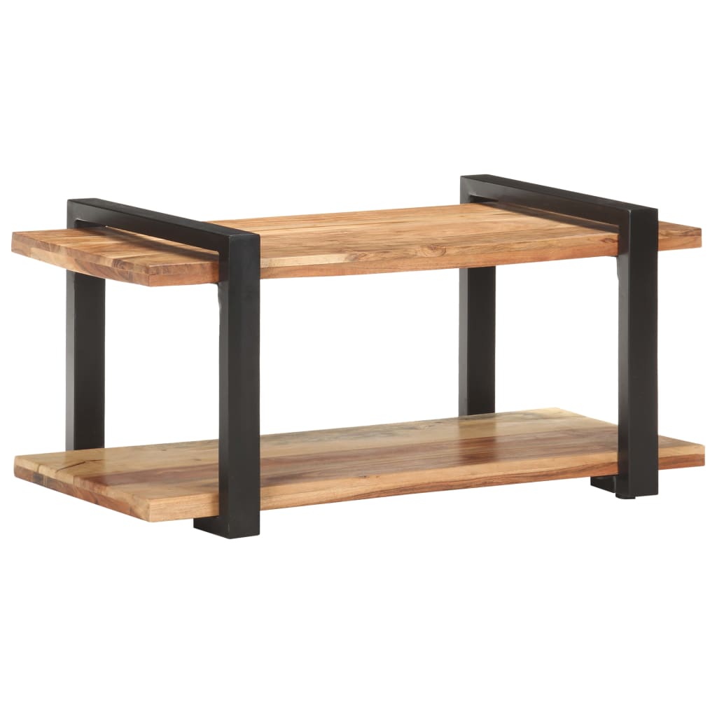 Mobile Porta TV 90x40x40 cm in Legno Massello di Acacia - homemem39