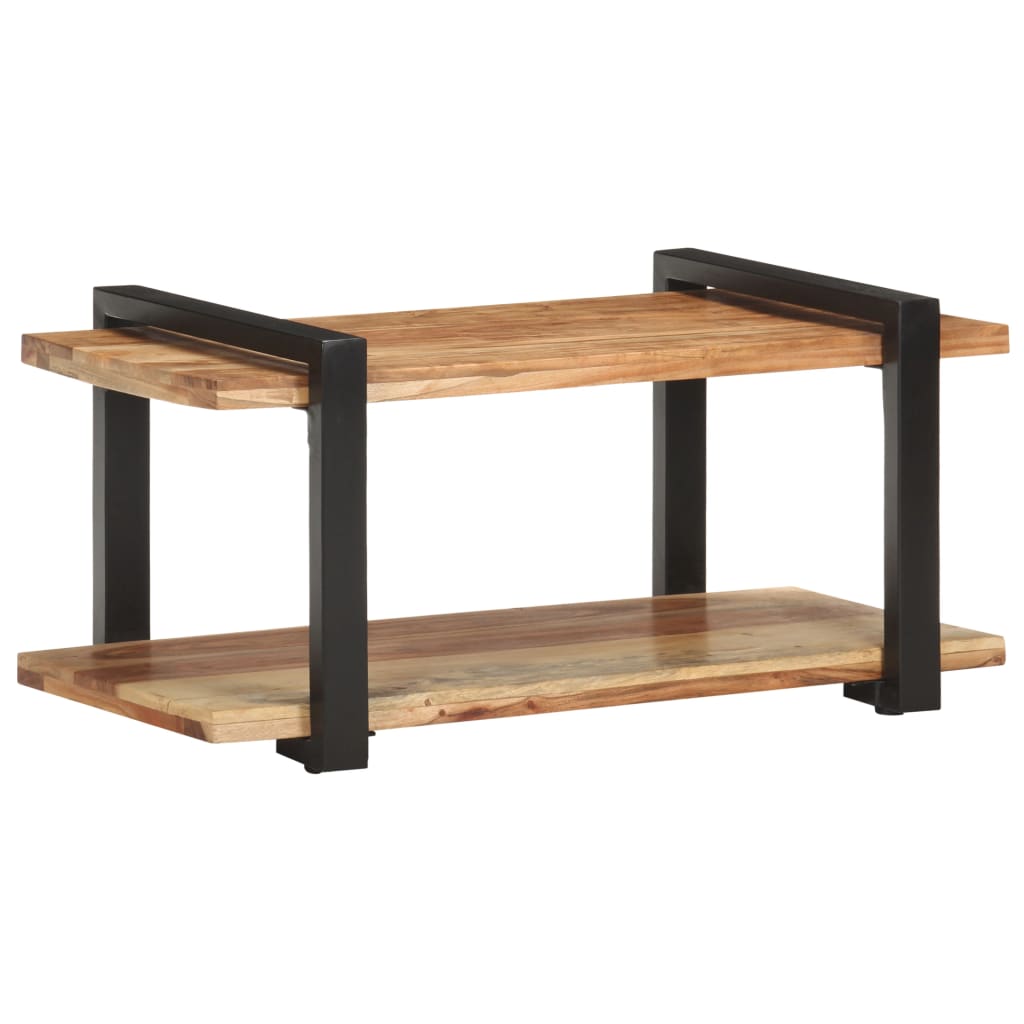 Mobile Porta TV 90x40x40 cm in Legno Massello di Acacia - homemem39