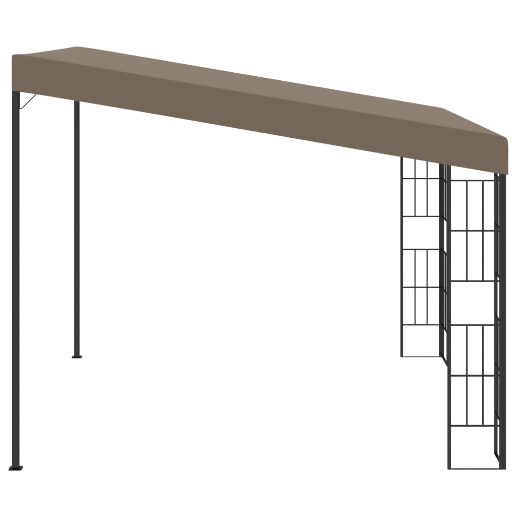 Gazebo a Parete 3x3 m Talpa in Tessuto - homemem39