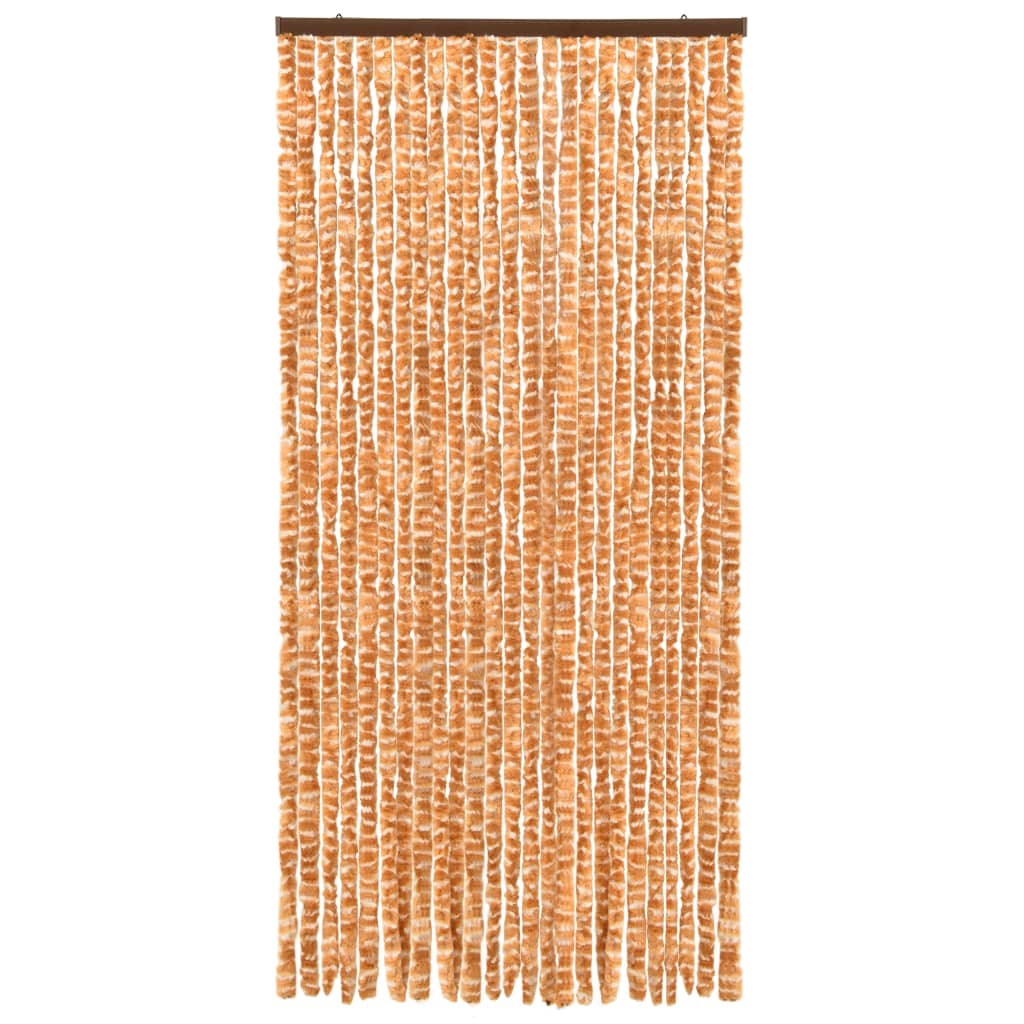 Zanzariera Ocra e Bianco 100x220 cm Ciniglia - homemem39