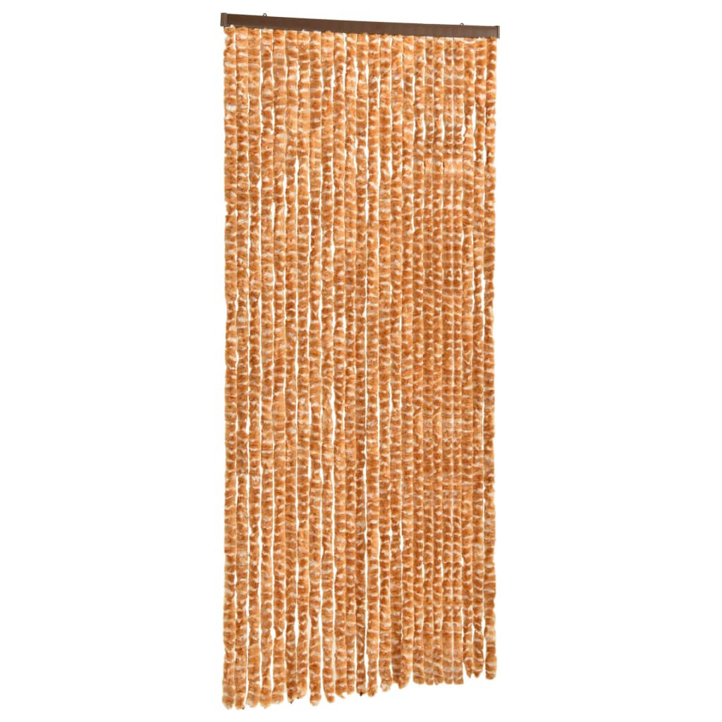 Zanzariera Ocra e Bianco 100x220 cm Ciniglia - homemem39